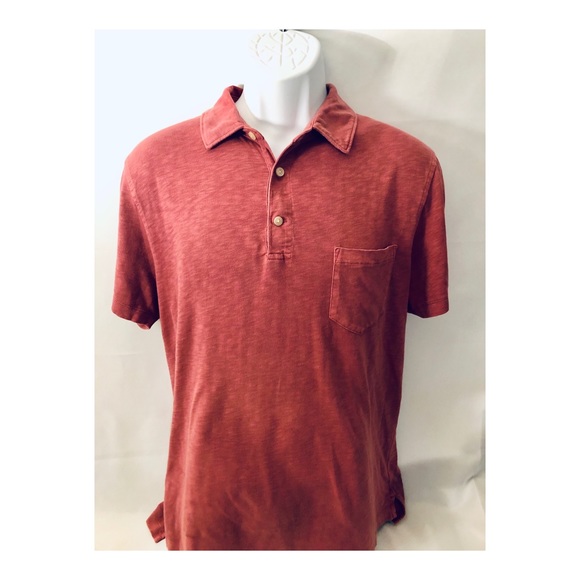 Jcrew Mens Garment Dyed Slub Polo 